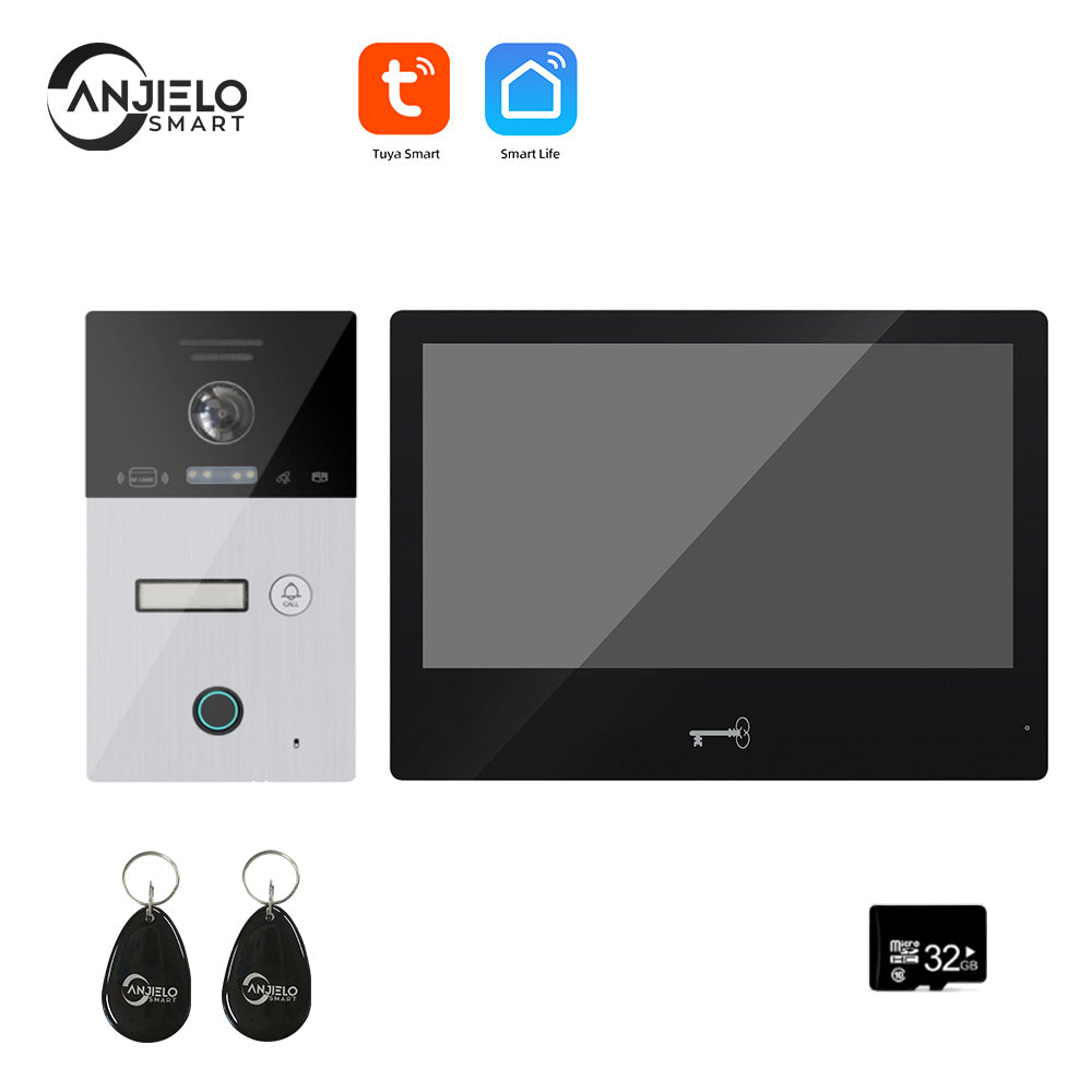 Tuya Wifi Smart Video Intercom System Interphone Security Doorbell 10inch 1080P Screen With Motion Detection For Home Apartment