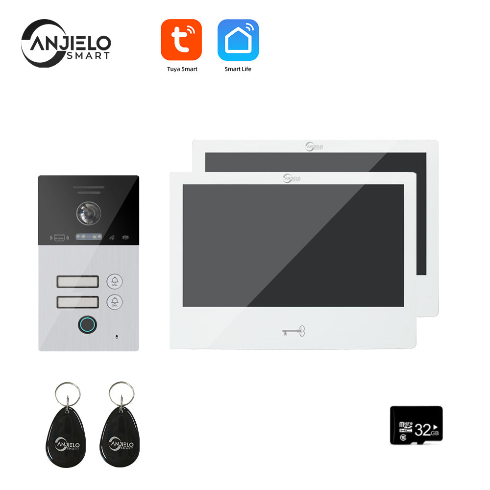 Tuya Wifi Smart Video Intercom System Interphone Security Doorbell 10inch 1080P Screen With Motion Detection For Home Apartment