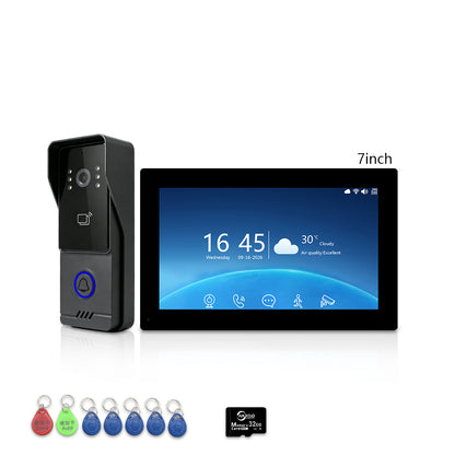 Two-Wire Video Intercom System with Tuya Smart App, 7"/10" Touch Screen, 1080P HD & IP65 Waterproof Doorbell