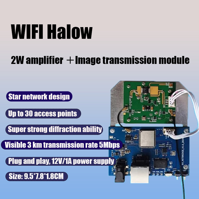 WiFi HaLow Image Number Integrated Long Distance Transmission 802.11AH Low Frequency Module