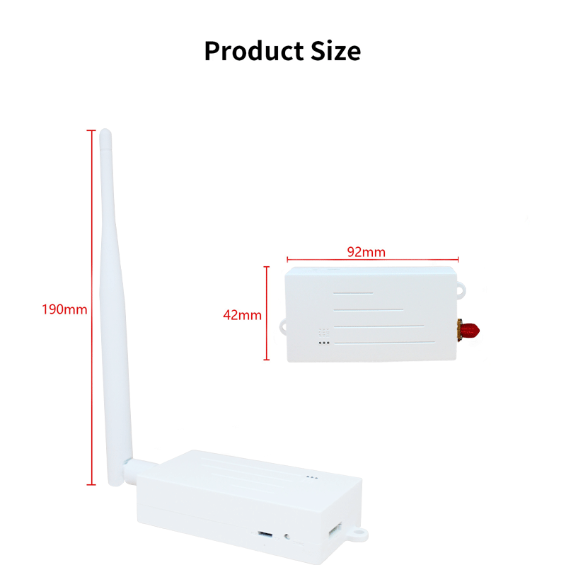 ANJIELO SMART 2024 new WIFI HALOW bridge enhanced version with a distance of 3km, faster speed and stronger penetration