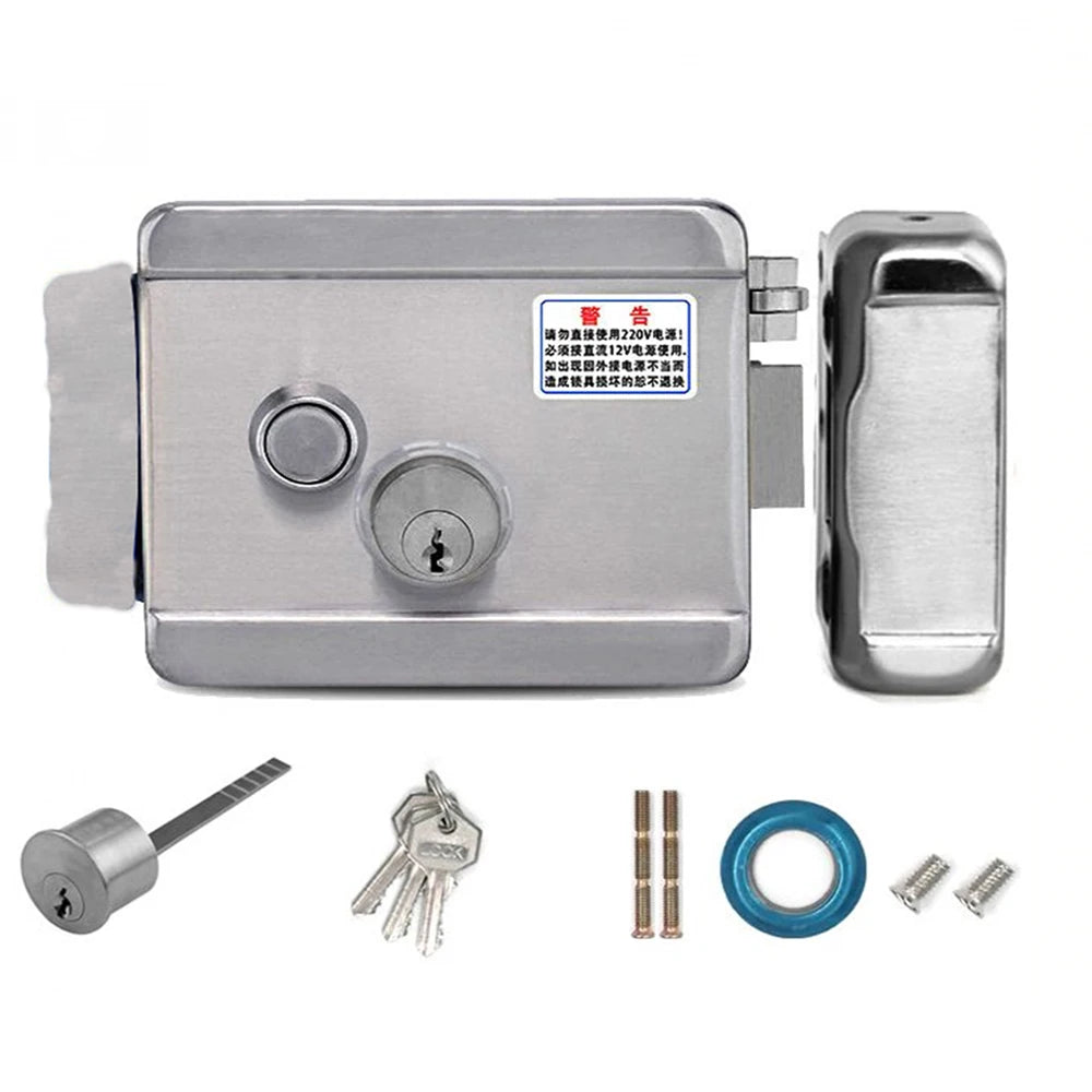 AnjielaSmart  Electronic Control Lock Electric Gate Door Lock support Video Doorphone Intercom System