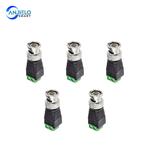 Camera CCTV Connectors BNC UTP Coax CAT5 Video Balun Connector Adapter for CCTV Surveillance Camera CCTV System