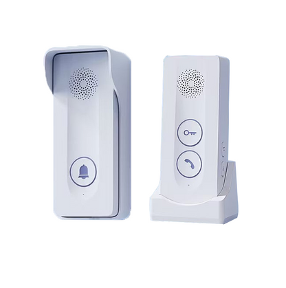 Wireless intercom doorbell no wiring required built-in wireless signal two-way intercom  one-button remote unlocking