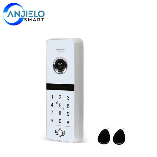 Anjielo 1080P Outdoor Camera with Night Vision Password Unlock RFID Cards Unlock and Waterproof Concected with Monitor