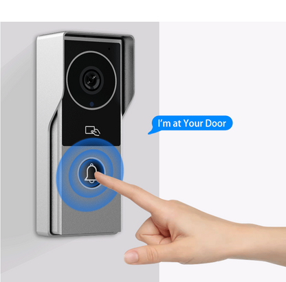 Anjielo 4/2 wired Video Intercom System Doorell TUYA Smart Home Camera for Apartment