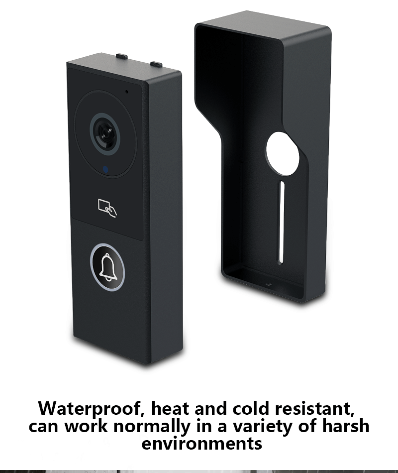 Anjielo 4/2 wired Video Intercom System Doorell TUYA Smart Home Camera for Apartment