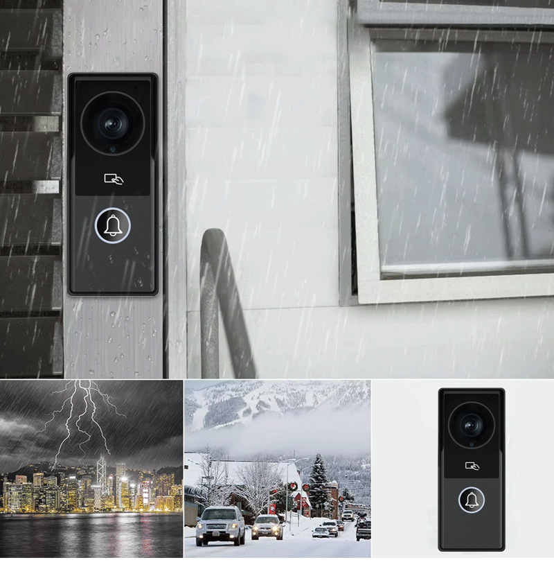 Anjielo 4/2 wired Video Intercom System Doorell TUYA Smart Home Camera for Apartment