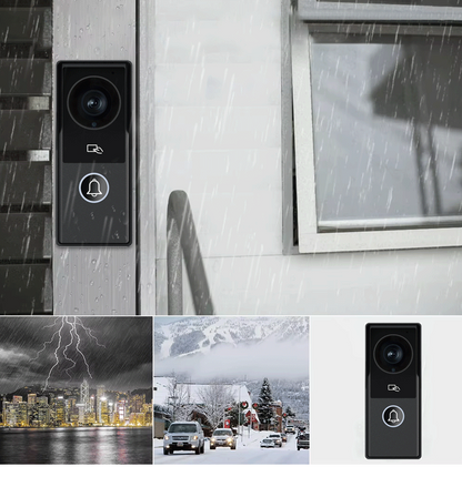 Anjielo 4/2 wired Video Intercom System Doorell TUYA Smart Home Camera for Apartment