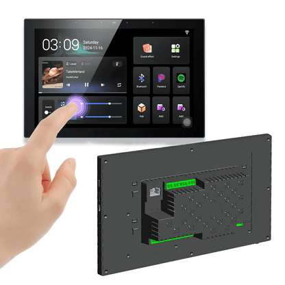 Anjielo 10 Inch Smart Home Touch Control Panel Tuya Wifi Wall Amplifier Built in Zigbee Gateway Support Remote Control