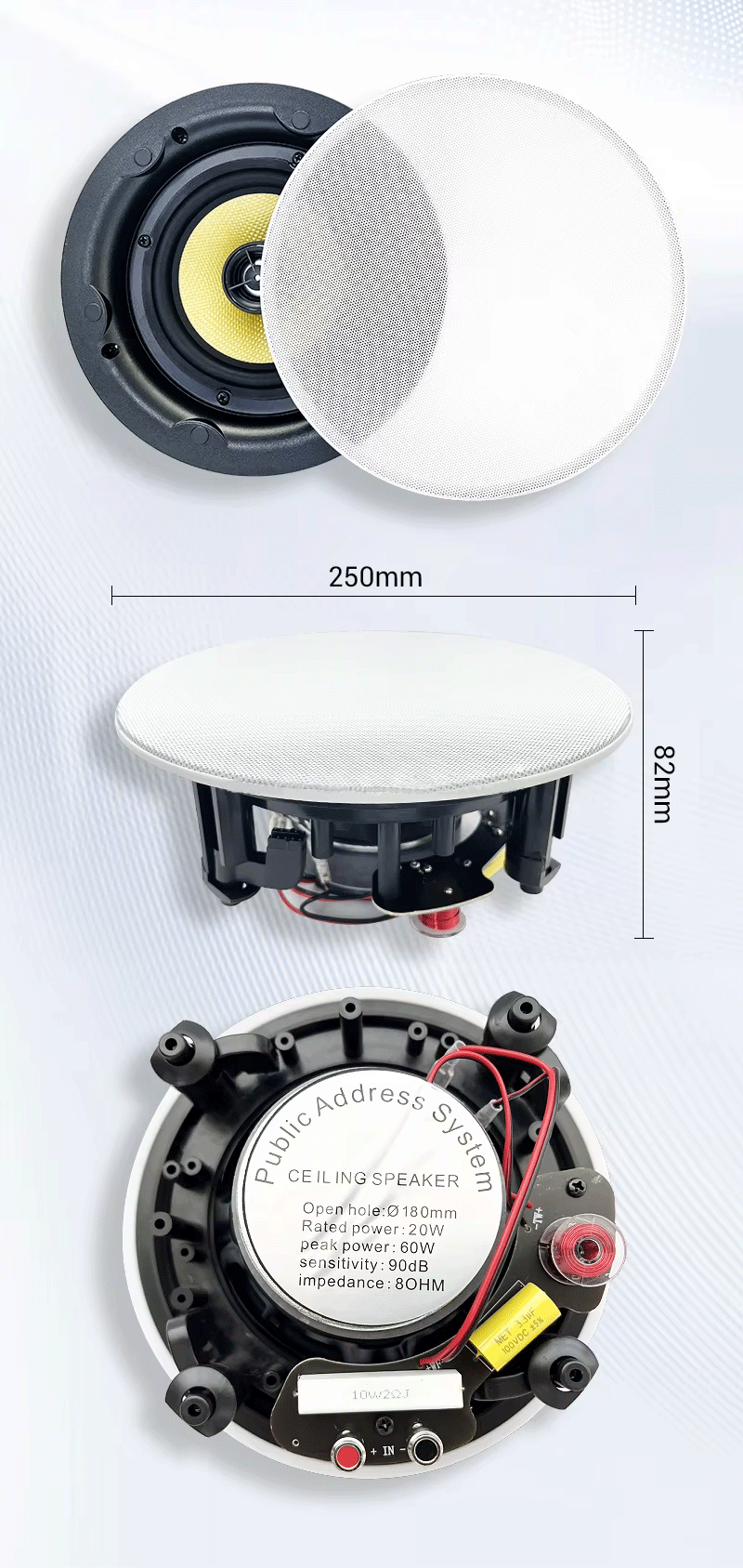 Anjielo 10 Inch Smart Home Touch Control Panel Tuya Wifi Wall Amplifier Built in Zigbee Gateway Support Remote Control