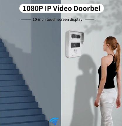 Anjielo IP Video Intercom System 1080P Doorphone Support TUYA Smart Life for Villa and Apartment