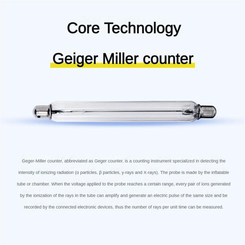 New Nuclear Pollution Radiation Tester Geiger Tube Radiation Detector Nuclear Wastewater Nuclear Radiation Detector