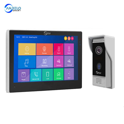 Hot selling 7 inch Touch Monitor with 1080P Wide View Angle Video Doorbell Camera with Motion Detection For Home