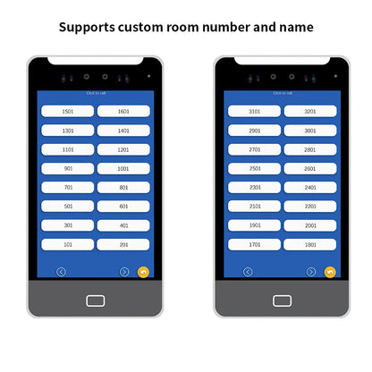 Anjielo Tuya Smart  AI facial recognition building IP video intercom system, 5-in-1 Unlock and Connect Multiple Monitors Integrated Solution, suitable for villas/hotels and communities