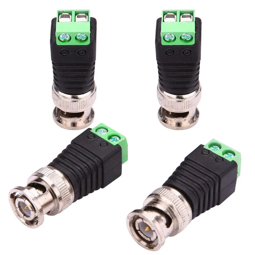 Camera CCTV Connectors BNC UTP Coax CAT5 Video Balun Connector Adapter for CCTV Surveillance Camera CCTV System