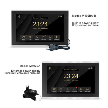 10 inch HD video intercom 1080P home doorbell Tuya app wireless video intercom unlocking mobile detection