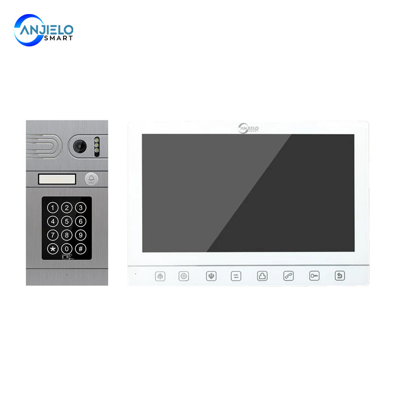 Tuya Smart App Remote Control WiFi Video Door Phone Intercom 7 inch  Screen Access Control System Motion Detection With Code Keypad/RFID Card