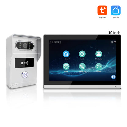 Anjielo IP Video Intercom System 1080P Doorphone Support TUYA Smart Life for Villa and Apartment
