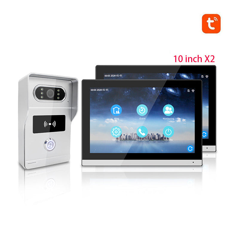 Anjielo IP Video Intercom System 1080P Doorphone Support TUYA Smart Life for Villa and Apartment