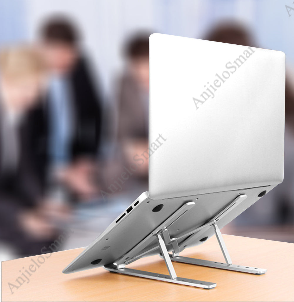 AnjieloSmart Adjustable Folding Tablet Bracket Mount Stand Holder Portable for Laptop iPad