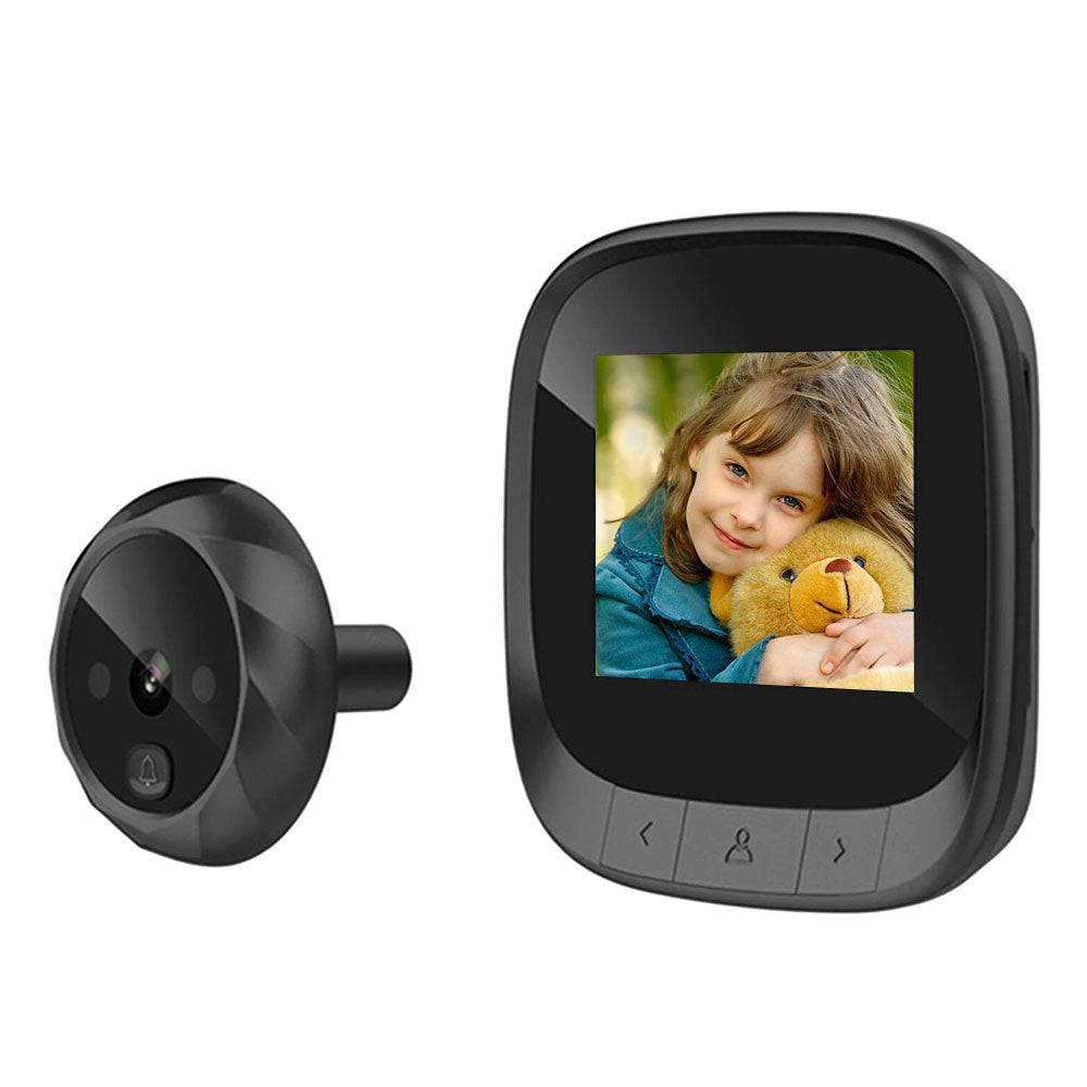 2.4" LCD Screen Electronic Door Viewer Bell IR Night Door Peephole Camera Photo Recording Digital Door Camera Smart Viewer