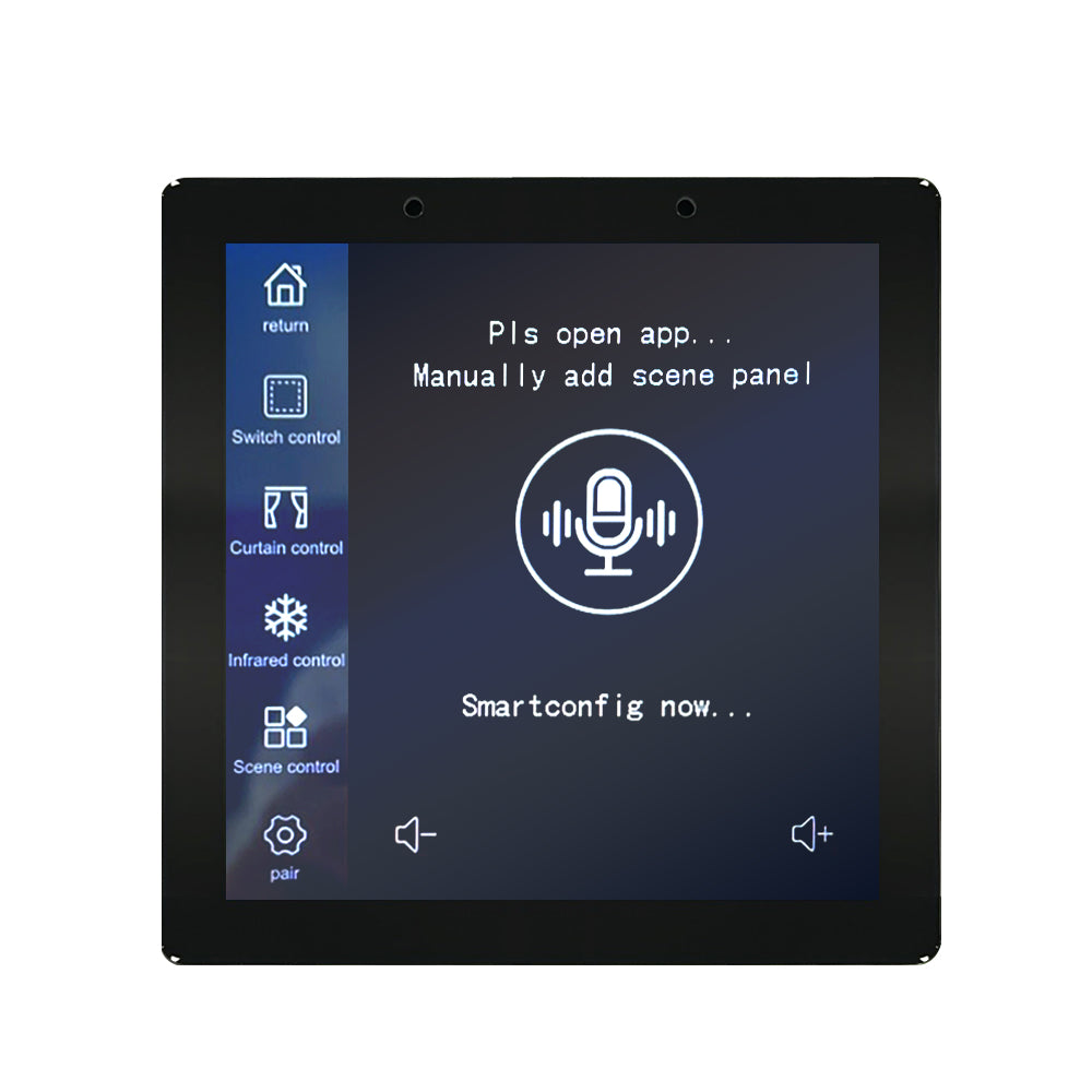 Anjielosmart Tuya Voice Control Wifi Gateway with Color Touchscreen, Remotely Control Your Kinds of Tuya Smart Appliances