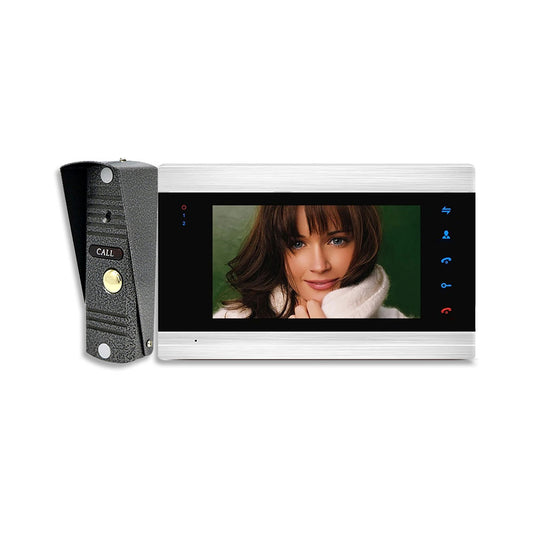 AnjieloSmart 960P/AHD 7 '' WiFi Système d'interphone vidéo IP intelligent avec caméra de sonnette AHD étanche, prise en charge du déverrouillage à distance 