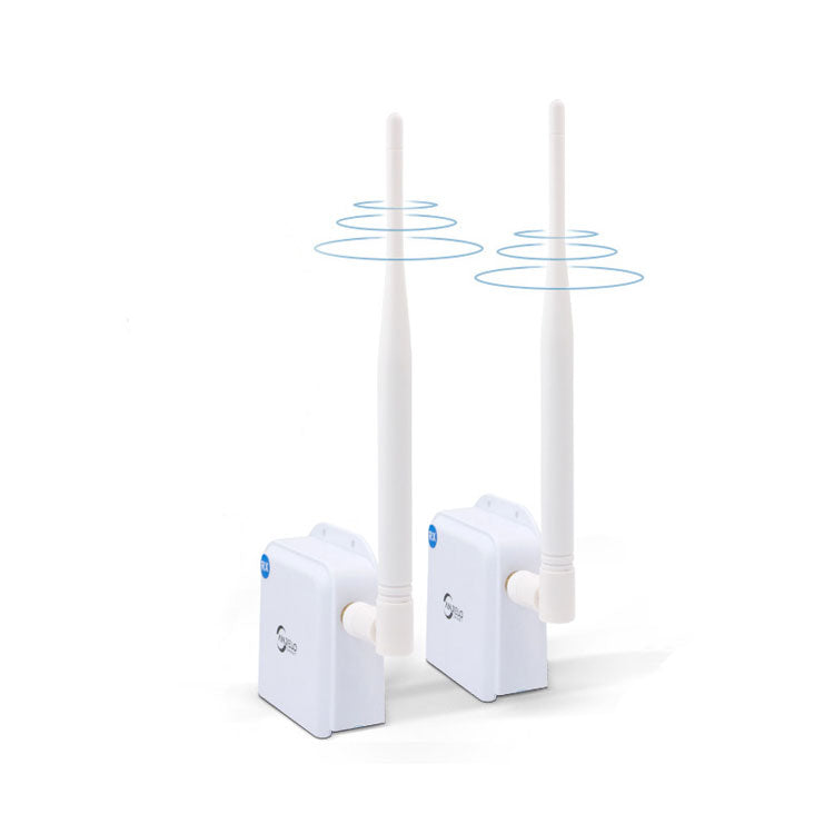2-Pack Wireless Access Point with WIFI HaLow Bridge Kit Outdoor Point to Point Connection Long-Range Upto 1 KM for IP Camera