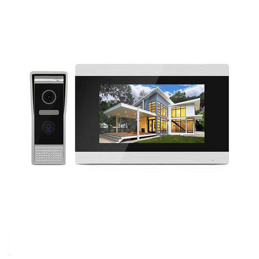 AnjieloSmart écran tactile sans fil visiophone interphone vidéo sonnette système de contrôle d'accès détection de mouvement 
