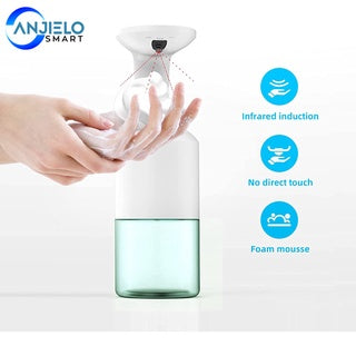 Automatic Soap Dispenser, Touchless Hand Sanitizer Dispenser, Adjustable Hands-Free Alcohol Dispenser, for Kitchen, Bath, Office