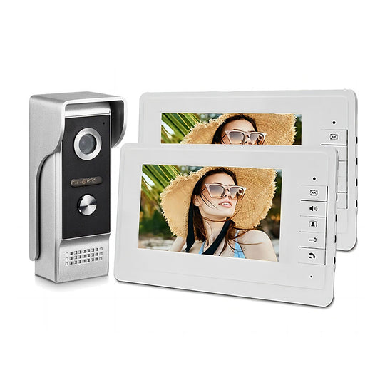 Système d'interphone vidéo filaire couleur 7''TFT pour moniteur intérieur domestique 700TVL Caméra extérieure IR Night Vision Gtx Carte vidéo 