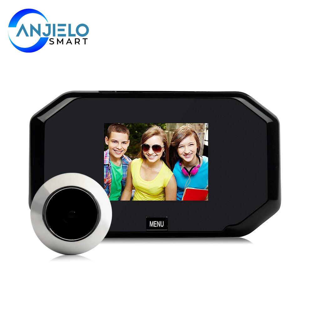 inch Video Peephole Hidden Door Camera Recording Doorbell Camera Door Bell Video Monitor Door Viewer Digital Video-eye
