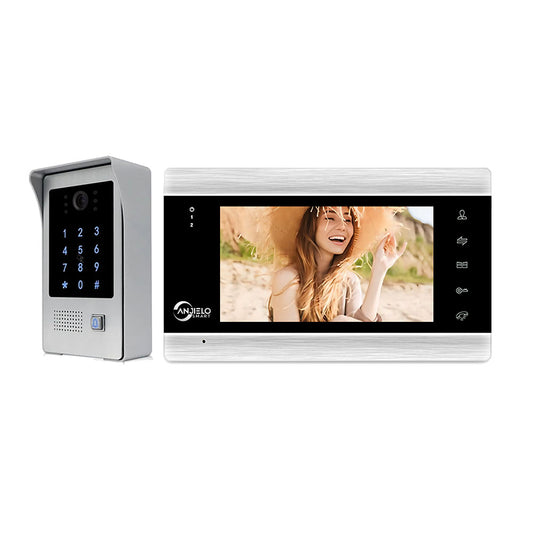AnjieloSmart 960P Tuya WiFi interphone vidéo interphone vidéo déverrouiller les Kits de contrôle d'accès de détection de mouvement 