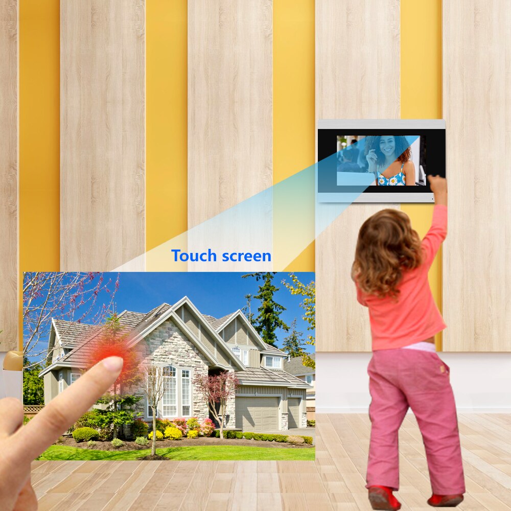 7 Inch Touch Screen WiFi IP Video Intercom System