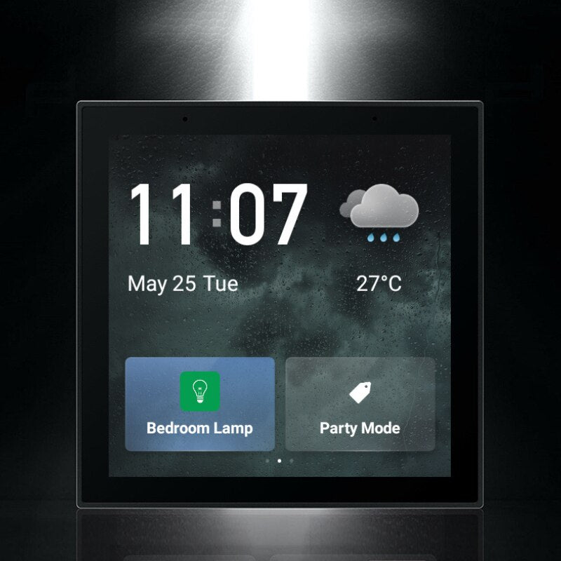 ANJIELO Tuya Smart Home Multifunktionaler Touchscreen Control Panel 4-zoll in-wand Zentrale Steuerung für intelligente Szenen