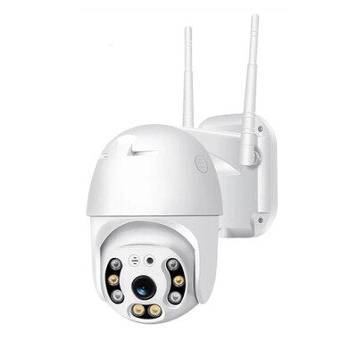 Caméra de surveillance IP AnjielaSmart Caméra WiFi TUYA Smart App Security Caméra extérieure sans fil 2MP 