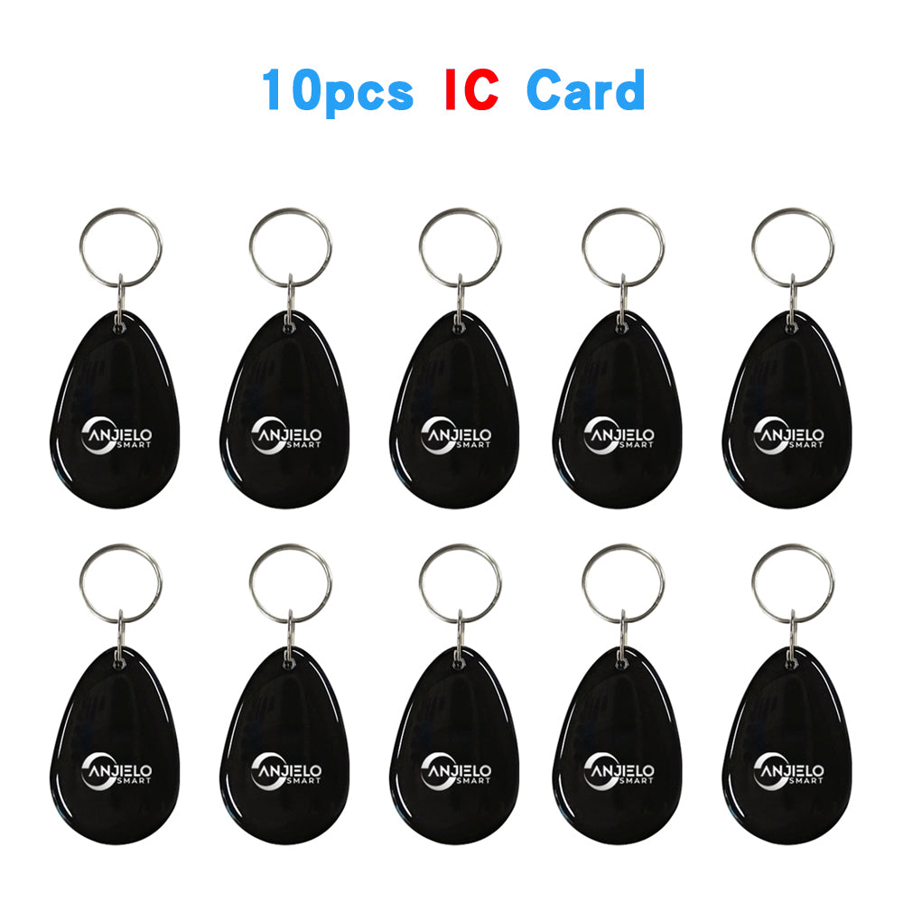 Anjielosmart Black Access Card IC Card Or ID Card Video Intercom Accessories Custom Epoxy Cards