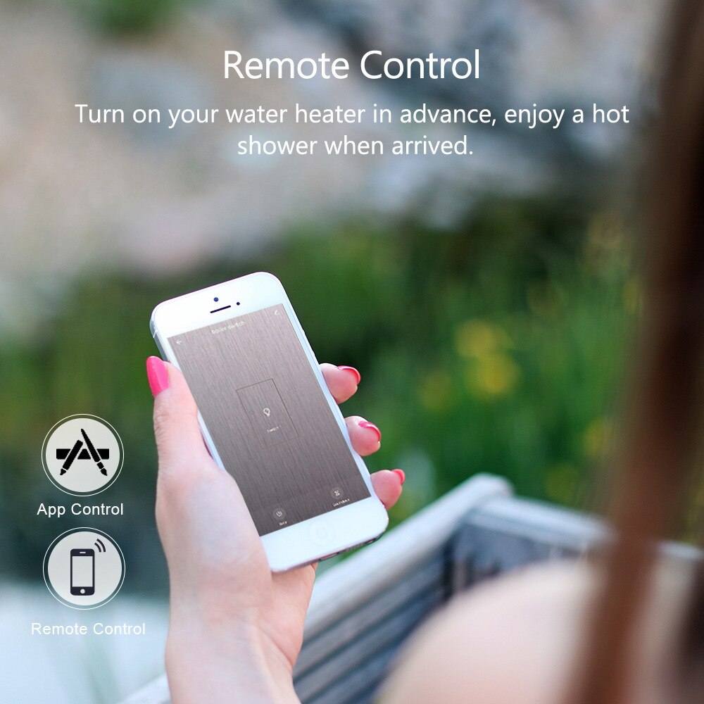 Anjielosmart Tuya Water Heater Smart Switches, 20A WIFI Voice
