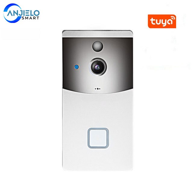 Anjielosmart Wireless Video Doorbell Camera with Motion Detection, 2-Way Audio, Night Vision, Weather Resistant with Tuya APP