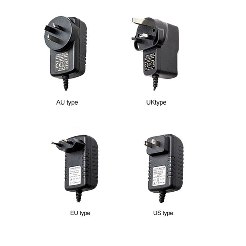 Camera monitor DC power supply power adapter supply 12 V ,UK,US,EU,AU P system