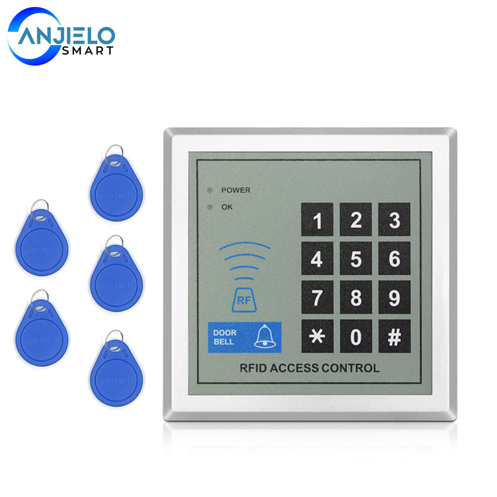 Mot de passe numérique contrôle d'accès carte RFID système de contrôle d'accès Kit adaptateur secteur entrepôt appartements serrure de porte électronique 
