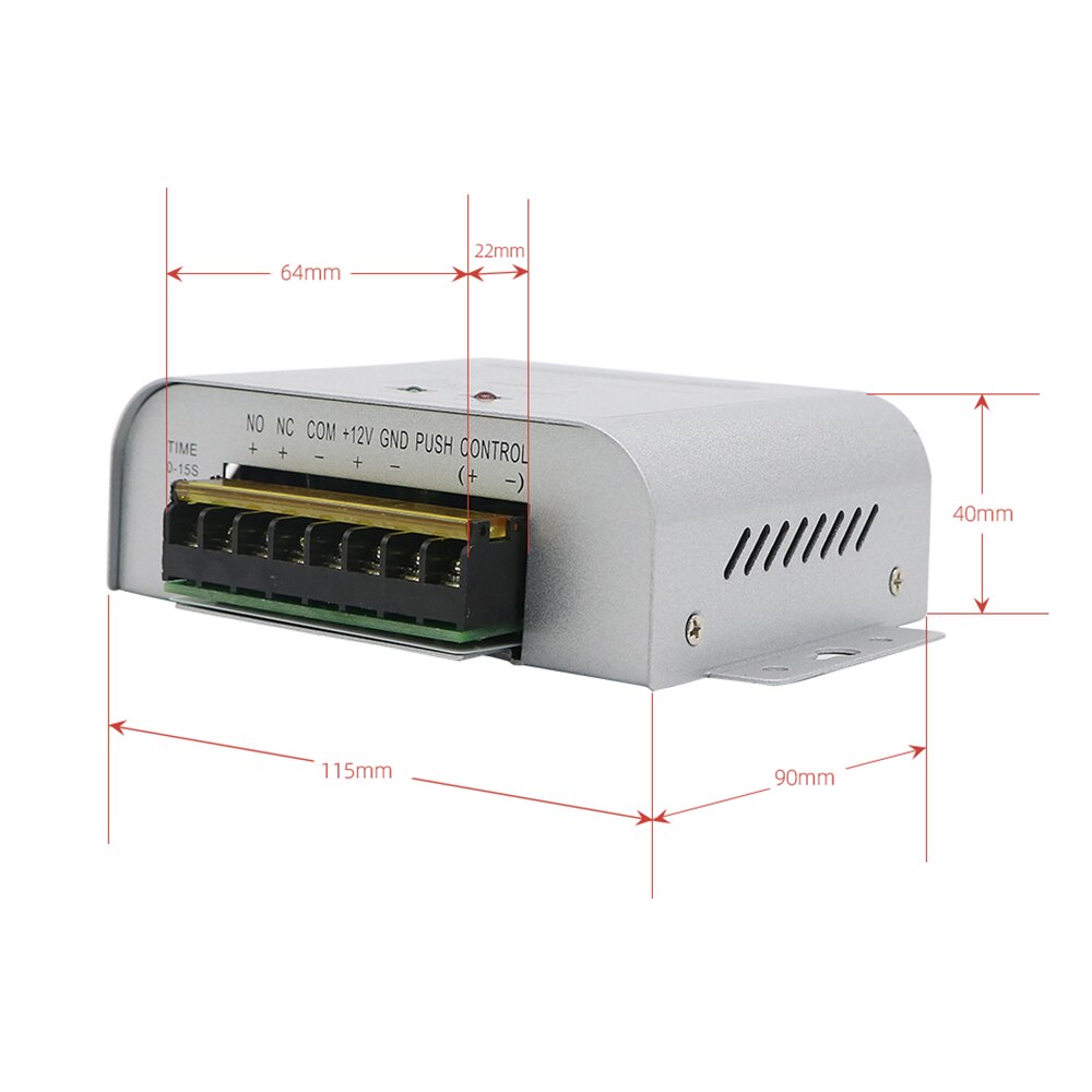 Door Access System Electric Power Supply Control AC 100-260V DC 12V 3A Miniature Power/Electric Lock Power/Access Control System