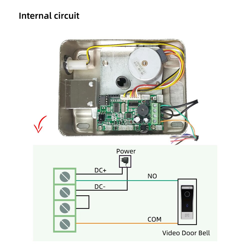 AnjieloSmart Electric Lock for Home Intercom System