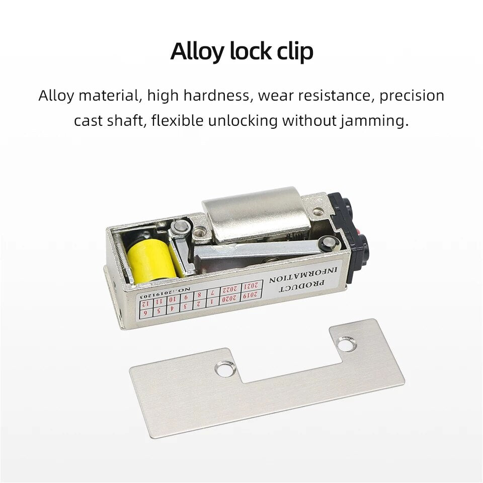 Electric Strike Lock Narrow Type Electric Door Lock with Power Supply ...