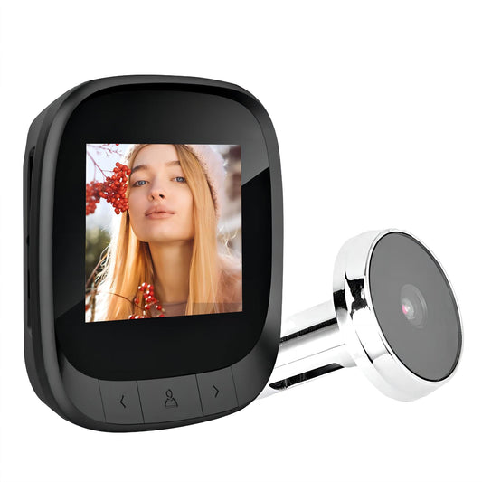 2.4" LCD Screen Electronic Door Viewer Bell IR Night Door Peephole Camera Photo Recording Digital Door Camera Smart Viewer