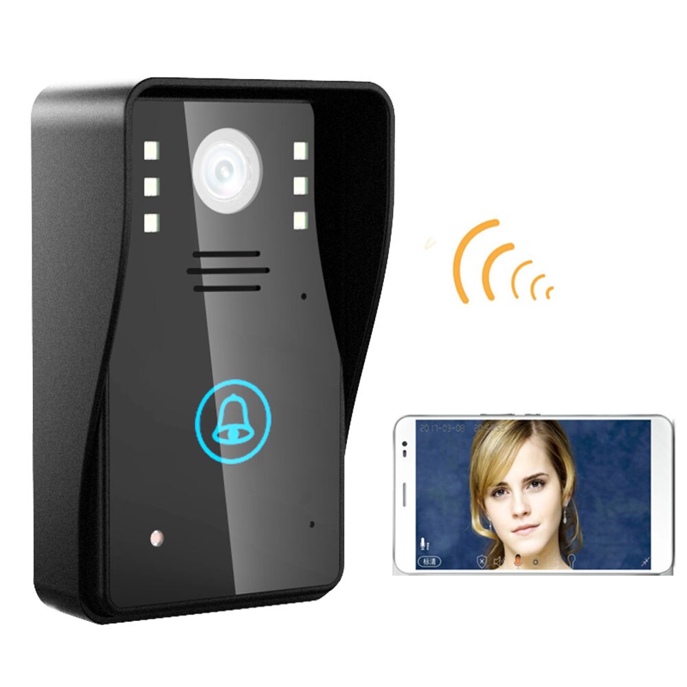 HD 720P Wireless WIFI Video Door Phone Doorbell Intercom System Night Vision Waterproof Support Android iOS unlock