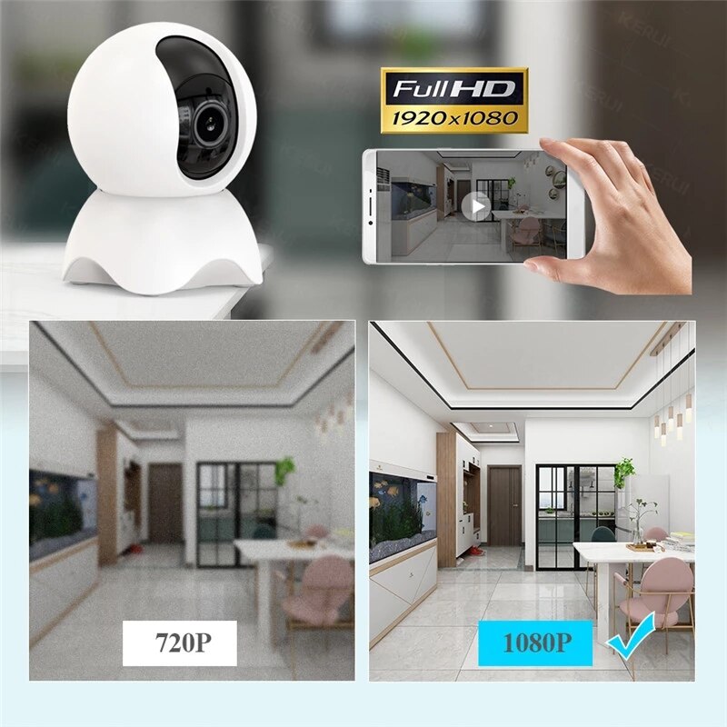Indoor IP Camera WIFI Wireless Mini Baby Monitor Babyphone Camera Vid –  Zhongshan Anjielo Smart Technology Co., Ltd