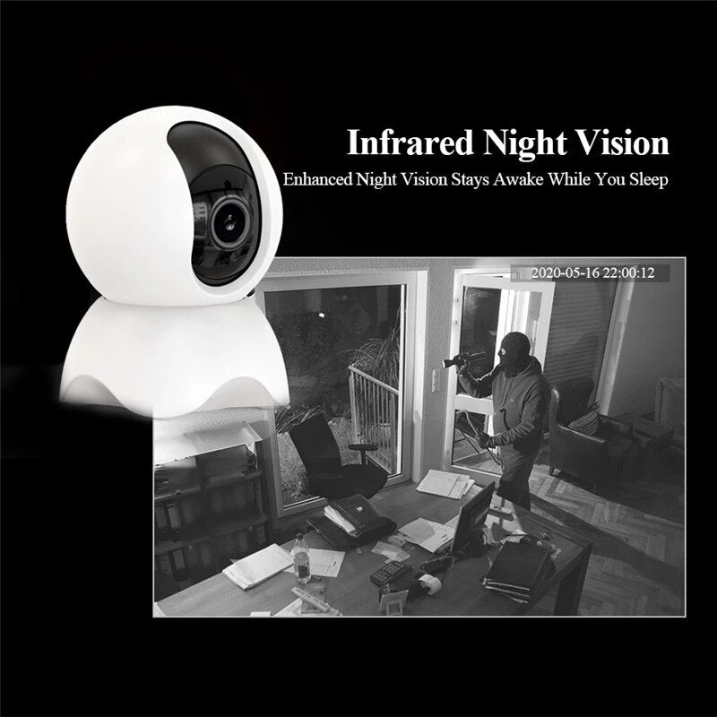 Indoor IP Camera WIFI Wireless Mini Baby Monitor Babyphone Camera Vid –  Zhongshan Anjielo Smart Technology Co., Ltd