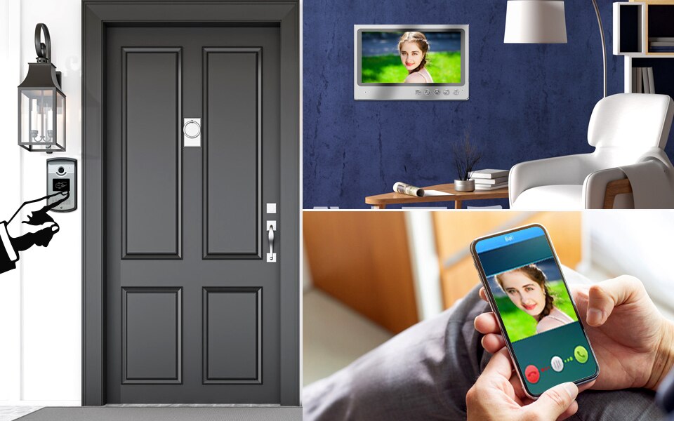 Smart doorbell clearance unlock door